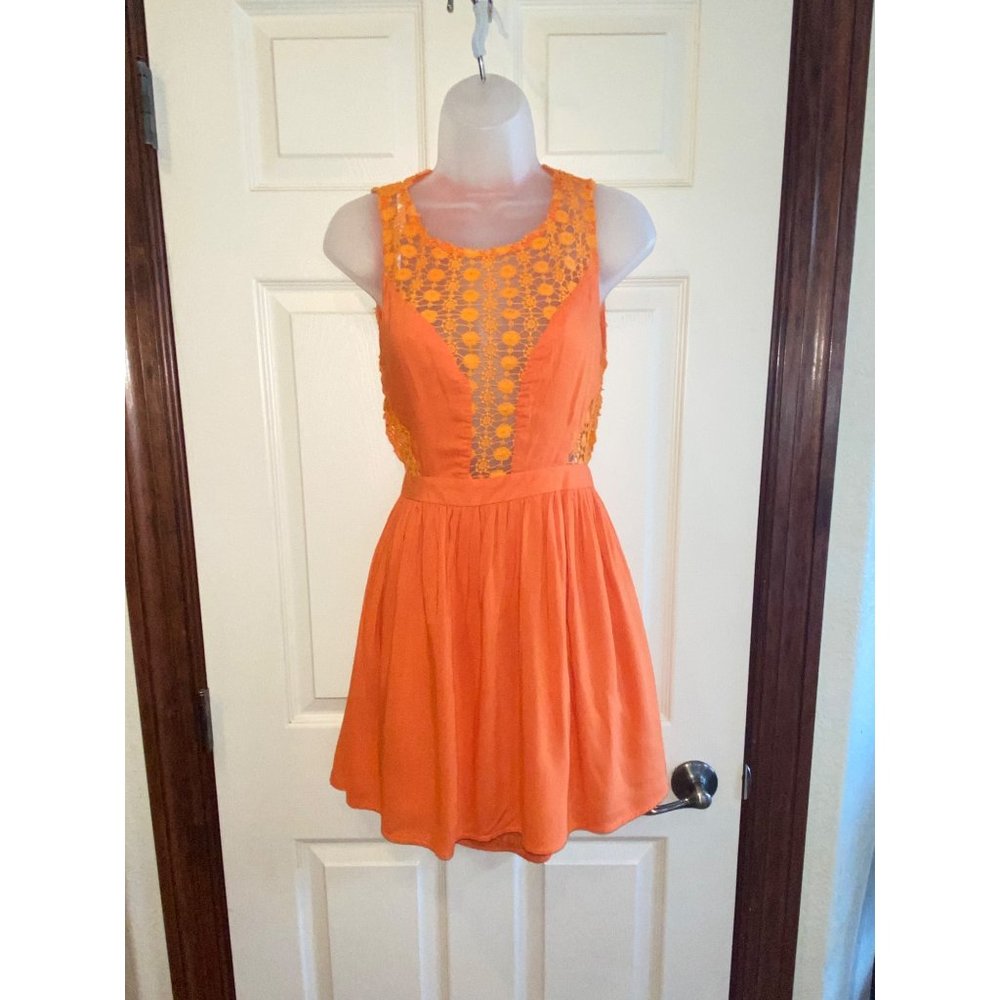 NWT Lovely Girl Crochet Front Dress Size Medium